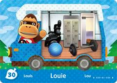 Louie #30 [Animal Crossing Welcome Amiibo] - Amiibo Cards