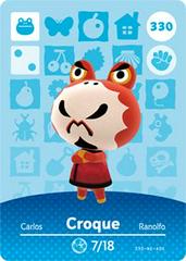 Croque #330 [Animal Crossing Series 4] - Amiibo Cards