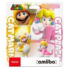 Cat Mario and Cat Peach Double Pack - Amiibo