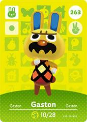 Gaston #263 [Animal Crossing Series 3] - Amiibo Cards