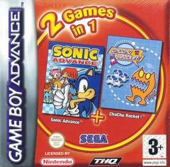 2 Games in 1: Sonic Advance & ChuChu Rocket - PAL GameBoy Advance