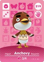 Anchovy #219 [Animal Crossing Series 3] - Amiibo Cards