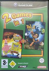 2 games in 1: Spongebob + Tak - PAL Gamecube