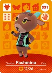 Pashmina #331 [Animal Crossing Series 4] - Amiibo Cards
