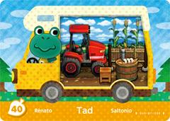 Tad #40 [Animal Crossing Welcome Amiibo] - Amiibo Cards