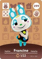 Francine #299 [Animal Crossing Series 3] - Amiibo Cards