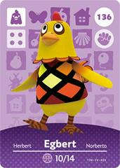Egbert #136 [Animal Crossing Series 2] - Amiibo Cards