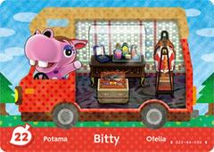 Bitty #22 [Animal Crossing Welcome Amiibo] - Amiibo Cards