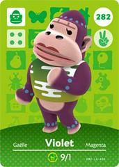 Violet #282 [Animal Crossing Series 3] - Amiibo Cards