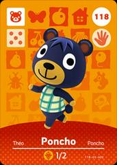Poncho #118 [Animal Crossing Series 2] - Amiibo Cards
