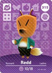 Redd #315 [Animal Crossing Series 4] - Amiibo Cards