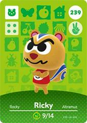 Ricky #239 [Animal Crossing Series 3] - Amiibo Cards