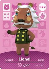 Lionel #072 [Animal Crossing Series 1] - Amiibo Cards