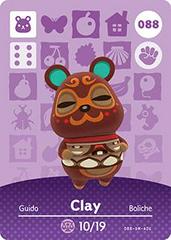 Clay #088 [Animal Crossing Series 1] - Amiibo Cards