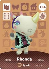 Rhonda #154 [Animal Crossing Series 2] - Amiibo Cards