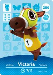 Victoria #280 [Animal Crossing Series 3] - Amiibo Cards