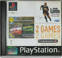 2 Games Toca World Touring Cars + Jonah Lomu Rugby - PAL Playstation