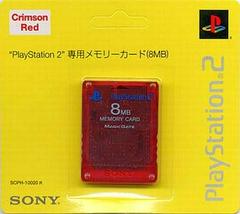 8mb Memory Card [Crimson Red] - Playstation 2