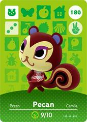 Pecan #180 [Animal Crossing Series 2] - Amiibo Cards