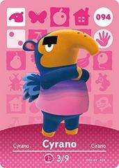 Cyrano #094 [Animal Crossing Series 1] - Amiibo Cards