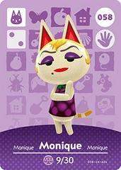 Monique #058 [Animal Crossing Series 1] - Amiibo Cards