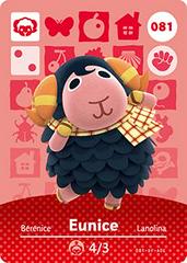Eunice #081 [Animal Crossing Series 1] - Amiibo Cards