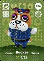Booker #106 [Animal Crossing Series 2] - Amiibo Cards