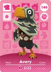 Avery #140 [Animal Crossing Series 2] - Amiibo Cards