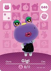Gigi #040 [Animal Crossing Series 1] - Amiibo Cards