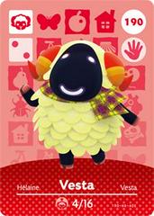Vesta #190 [Animal Crossing Series 2] - Amiibo Cards