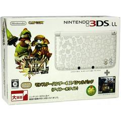 Nintendo 3DS LL Console Monster Hunter 4 Special Pack Airu White - JP Nintendo 3DS