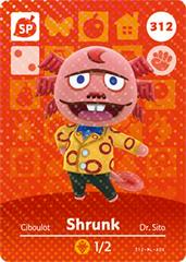 Shrunk #312 [Animal Crossing Series 4] - Amiibo Cards