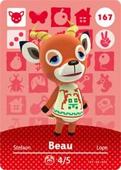 Beau #167 [Animal Crossing Series 2] - Amiibo Cards