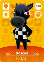 Roscoe #078 [Animal Crossing Series 1] - Amiibo Cards