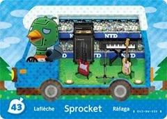 Sprocket #43 [Animal Crossing Welcome Amiibo] - Amiibo Cards