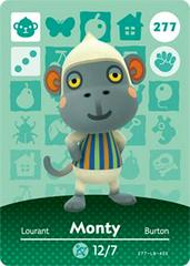 Monty #277 [Animal Crossing Series 3] - Amiibo Cards