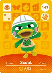 Scoot #147 [Animal Crossing Series 2] - Amiibo Cards