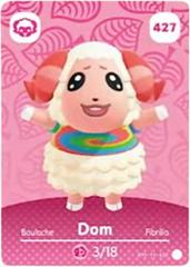 Dom #427 [Animal Crossing Series 5] - Amiibo Cards