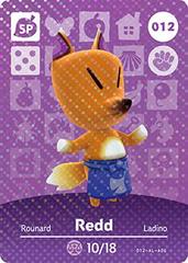 Redd #012 [Animal Crossing Series 1] - Amiibo Cards
