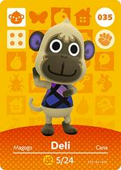 Deli #035 [Animal Crossing Series 1] - Amiibo Cards