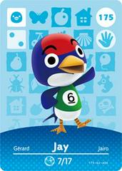 Jay #175 [Animal Crossing Series 2] - Amiibo Cards