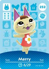 Merry #252 [Animal Crossing Series 3] - Amiibo Cards