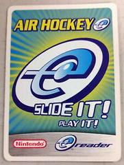 Air Hockey E-Reader Promo Card - GameBoy Advance