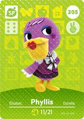 Phyllis #205 [Animal Crossing Series 3] - Amiibo Cards