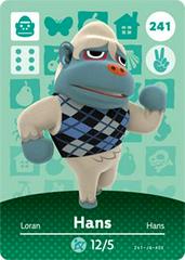 Hans #241 [Animal Crossing Series 3] - Amiibo Cards