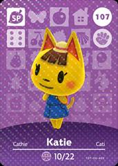 Katie #107 [Animal Crossing Series 2] - Amiibo Cards