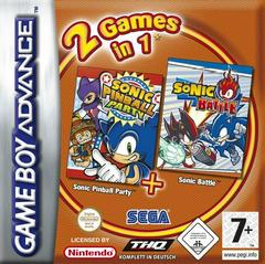 2 Games in 1: Sonic Battle & Sonic Pinball - PAL GameBoy Advance