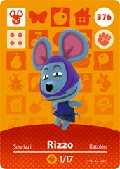 Rizzo #376 [Animal Crossing Series 4] - Amiibo Cards