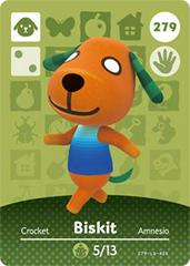 Biskit #279 [Animal Crossing Series 3] - Amiibo Cards