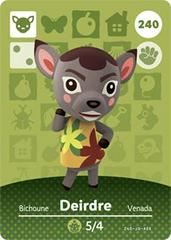 Deirdre #240 [Animal Crossing Series 3] - Amiibo Cards